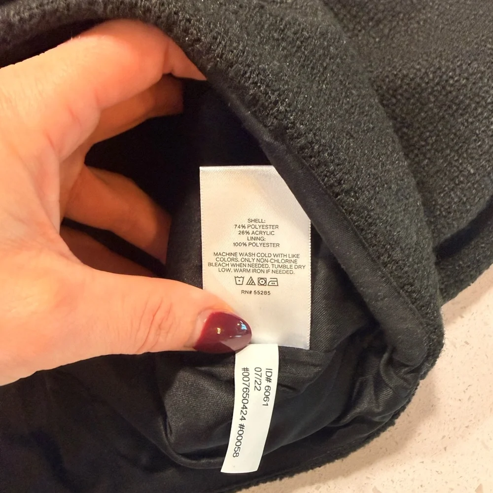Express Women's Tweed Black Mini Skort Skirt Size 10
